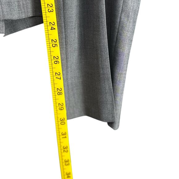 KENNETH‎ COLE Grey Wool Blend Flat Front Classic Dress Pants 38 x 30 - Picture 7 of 7